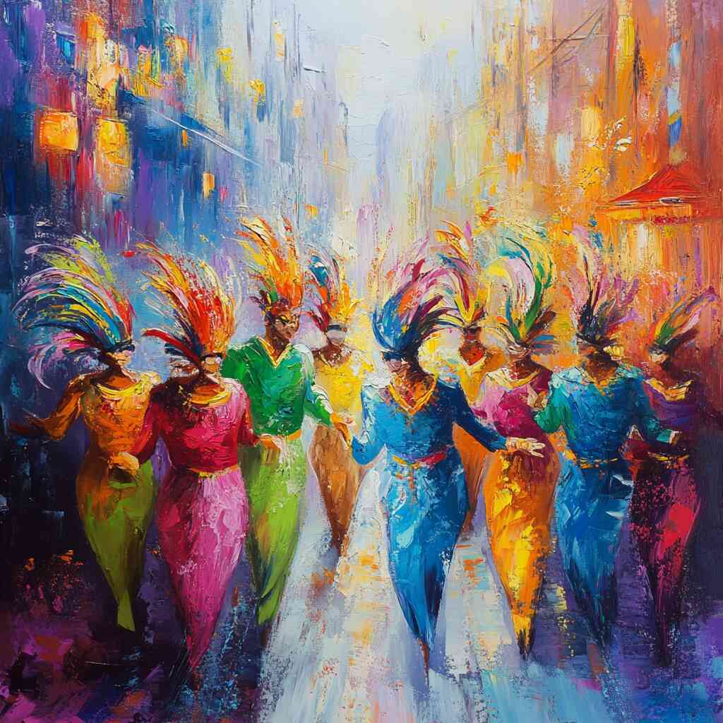 Carnival Dance — Diamond Painting Kit design