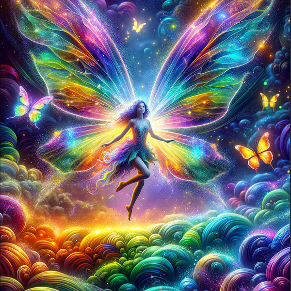 The Colorful Fairy — Diamond Painting Kit design