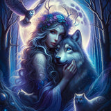 Lady of the Night — Diamond Painting Kit design