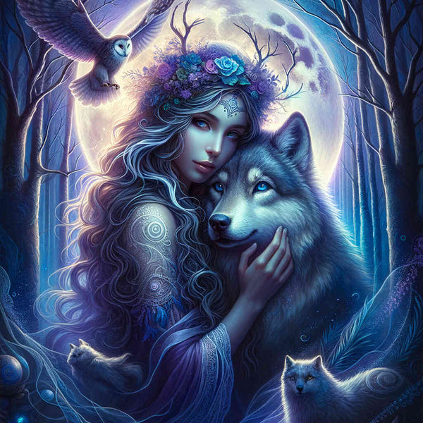 Lady of the Night — Diamond Painting Kit design