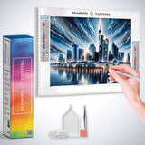 Frankfurt Skyline — Diamond Painting Kit, product view 3