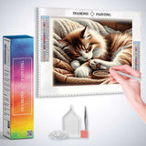 Cat Grooming — Diamond Painting Kit, product view 3