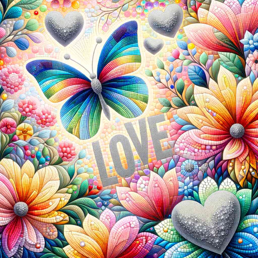 Love Colorful — Diamond Painting Kit design