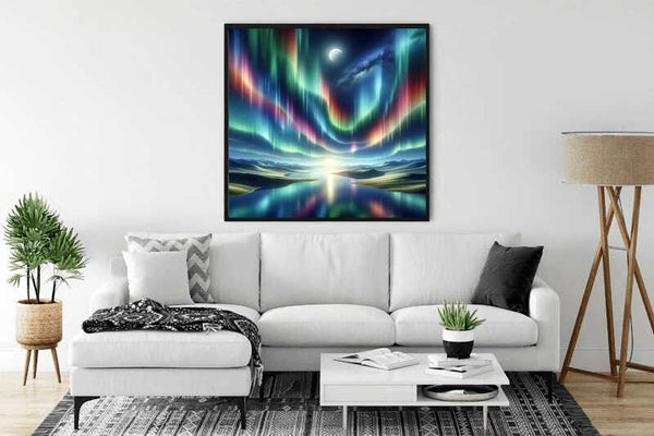 Northern Lights of Silence — Diamond Painting Kit, product view 2