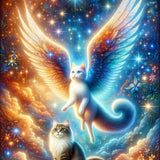 Cat angel — Diamond Painting Kit design