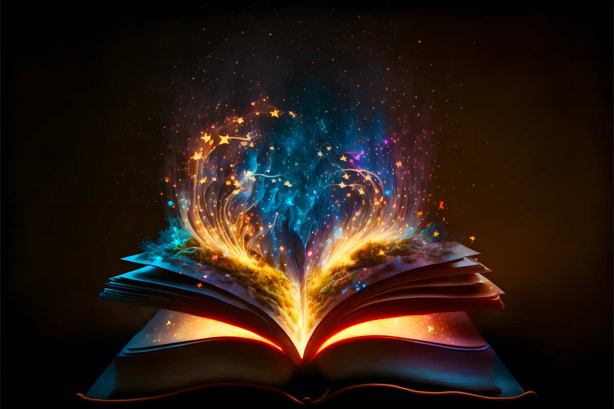 Magic Book Light — AB Diamond Painting Kit design