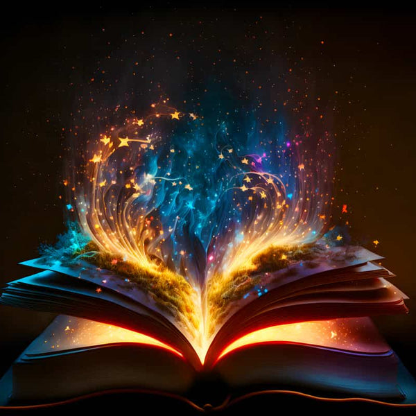 Magic Book Light — AB Diamond Painting Kit design