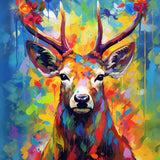 Abstract Forest Colors — Diamond Painting Kit design