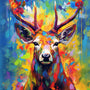 Abstract Forest Colors — Diamond Painting Kit design