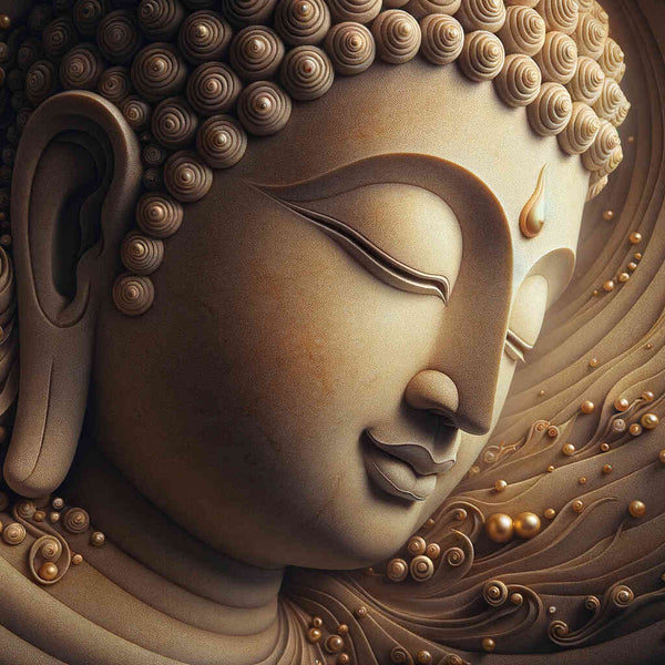 The Stone Buddha — Diamond Painting Kit design