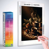 Coffee beans, ground — Diamond Painting Kit, product view 3