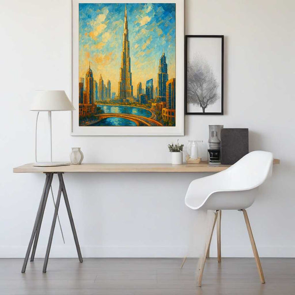 The Sunlit Metropolis — Diamond Painting Kit, product view 2