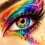 Colorful view — AB Diamond Painting Kit design