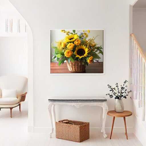 Sunshine in a Basket — Diamond Painting Kit, product view 2