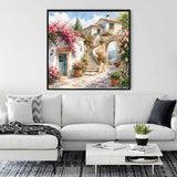 Mediterranean Blossom Dreams — Diamond Painting Kit, product view 2