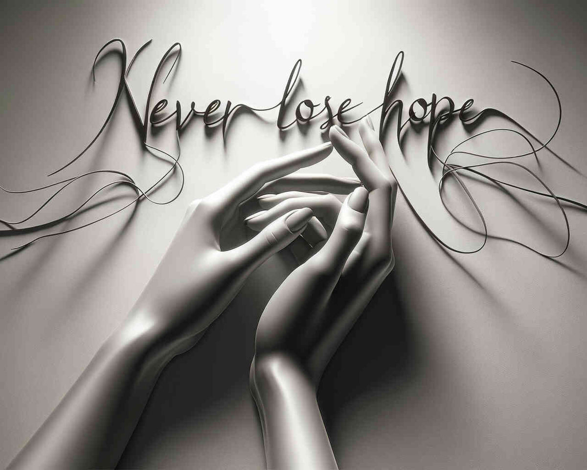 Never Lose Hope — Diamond Painting Kit design