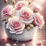 Bouquet of roses, Noble — Diamond Painting Kit design