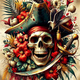 Skull Pirate — Diamond Painting Kit design
