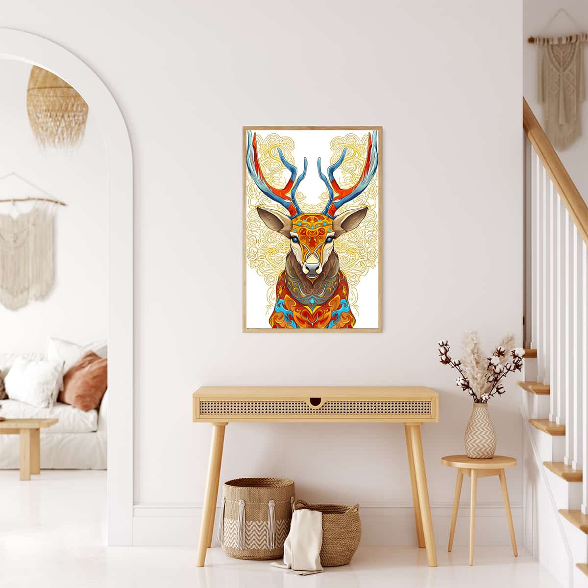 Vector Deer — Diamond Painting Kit, product view 3