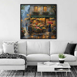 The Flower Shop in the Rain — Diamond Painting Kit, product view 2