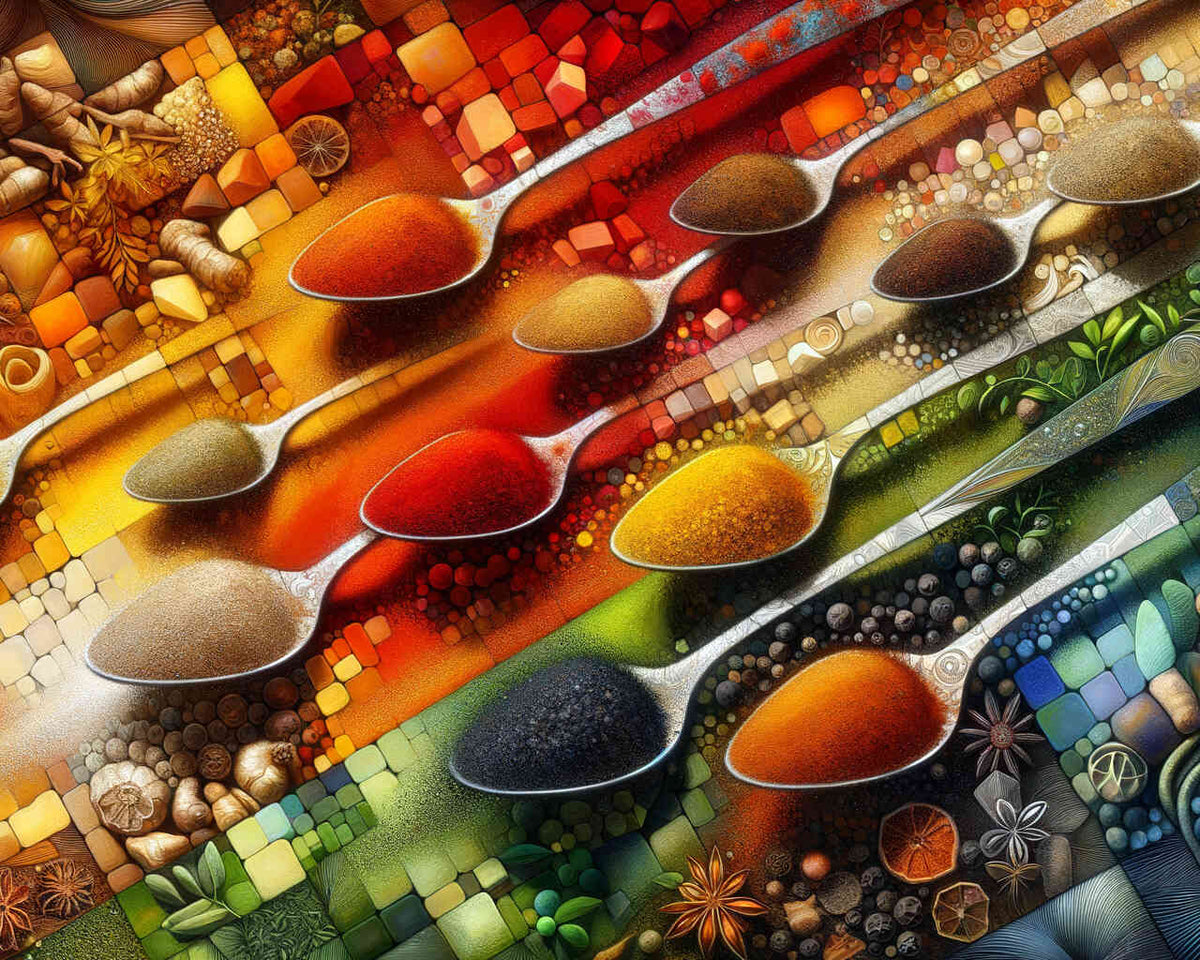 A Rainbow of Spices — Diamond Painting Kit design