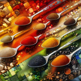 A Rainbow of Spices — Diamond Painting Kit design