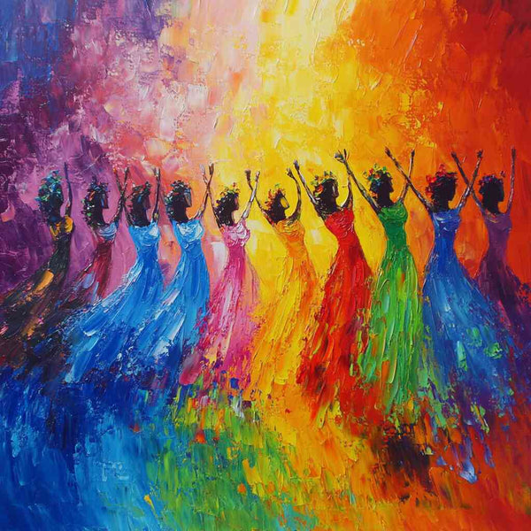 Shadows in Color — Diamond Painting Kit design