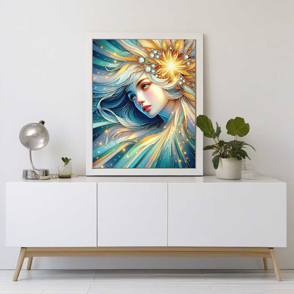 Pineapple on vacation — Diamond Painting Kit, product view 2