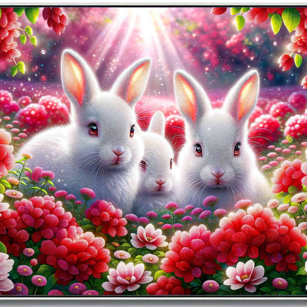 Bunny Twins — Diamond Painting Kit design