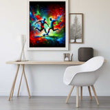 Soccer, splash — Diamond Painting Kit, product view 2