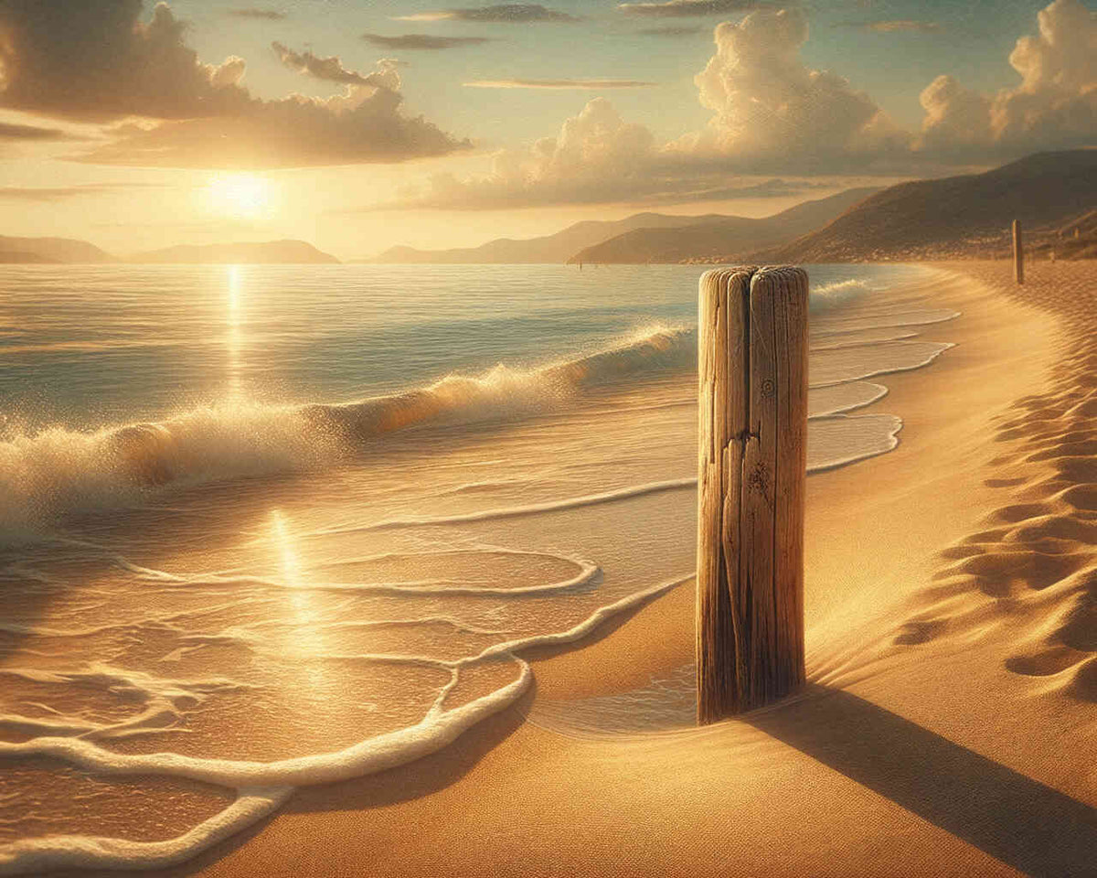 The Sandy Beach — Diamond Painting Kit design