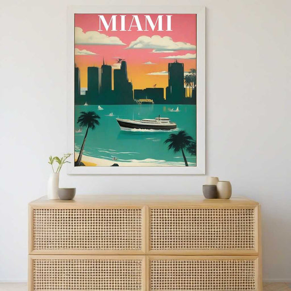Dream of Miami — Diamond Painting Kit, product view 2