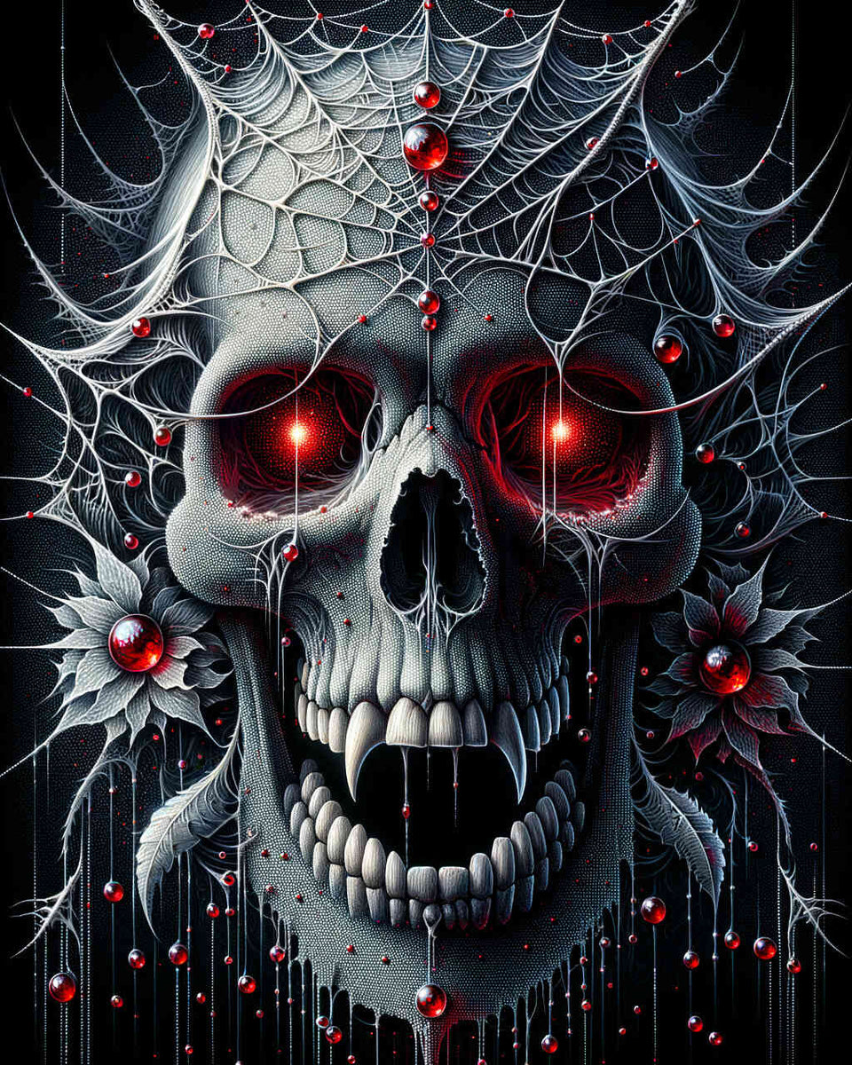 Skull Vampire — Diamond Painting Kit design