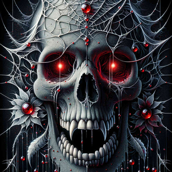Skull Vampire — Diamond Painting Kit design