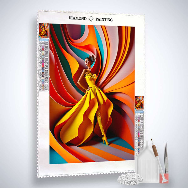Vibrant Colors — AB Diamond Painting Kit, product view 2