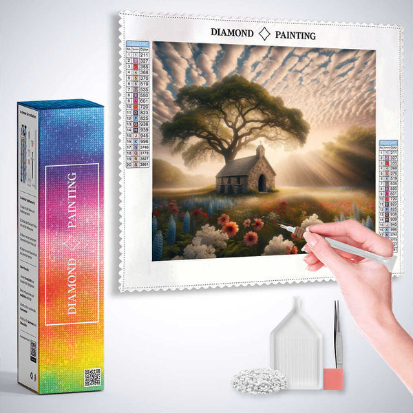Lights of Stillness — Diamond Painting Kit, product view 3