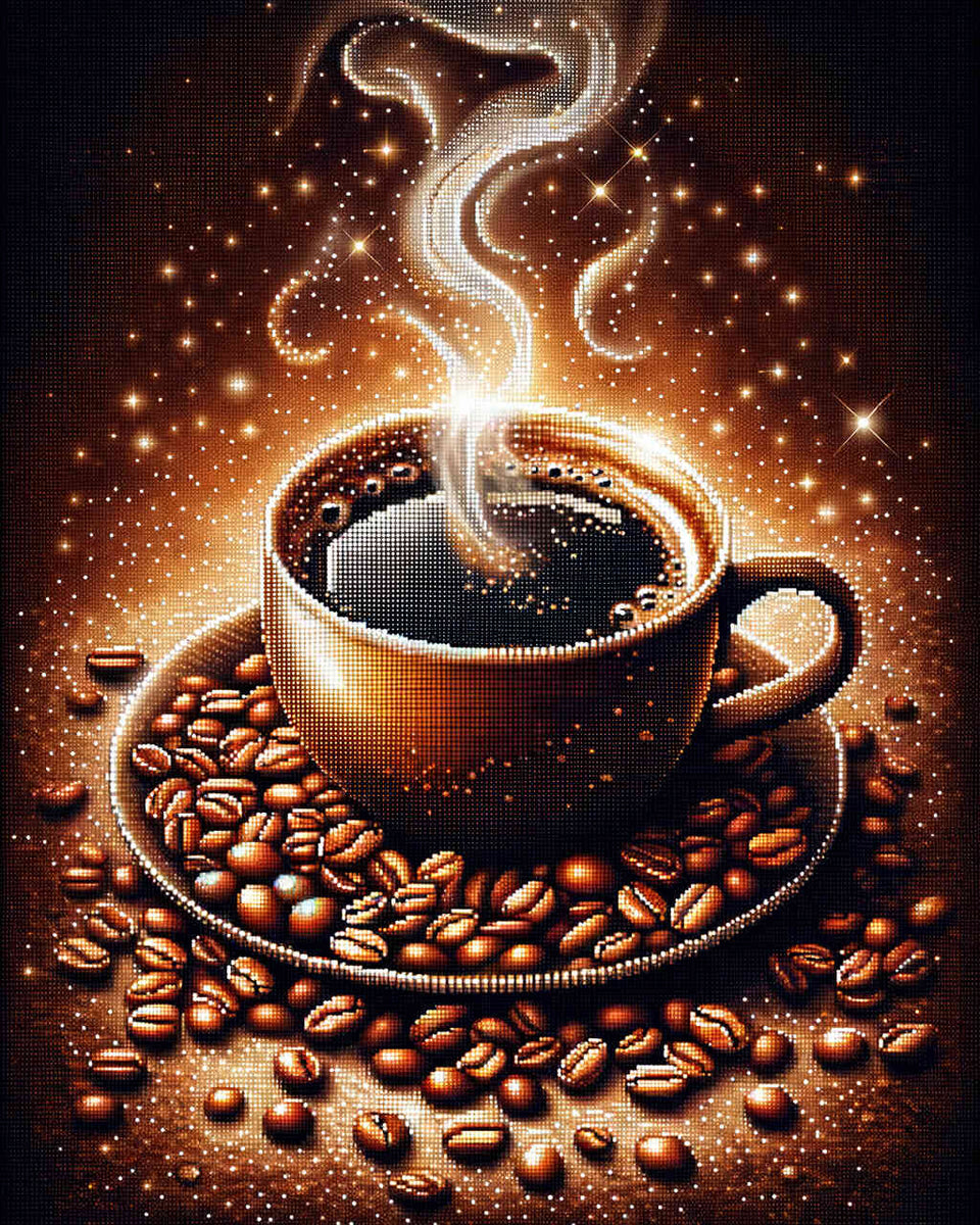 Coffee Love — Diamond Painting Kit design