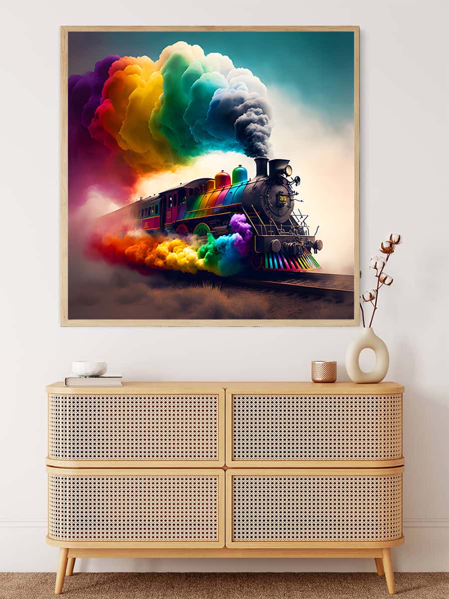 Color train — AB Diamond Painting Kit, product view 3