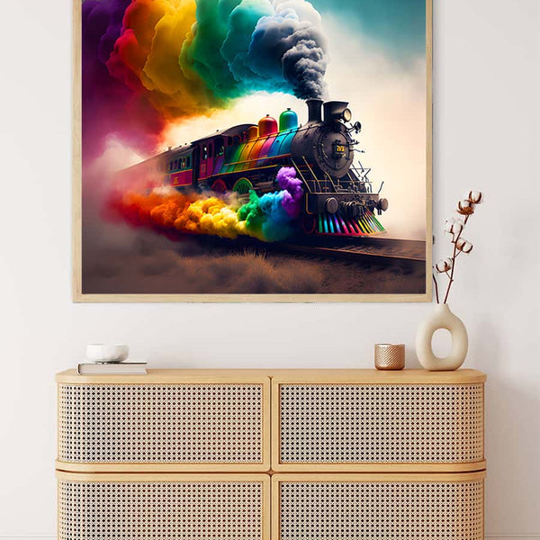 Color train — AB Diamond Painting Kit, product view 3