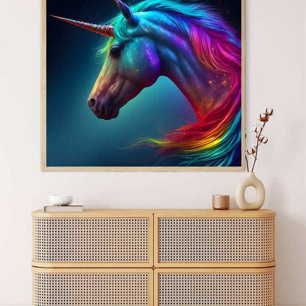 Magnificent Unicorn — AB Diamond Painting Kit, product view 3