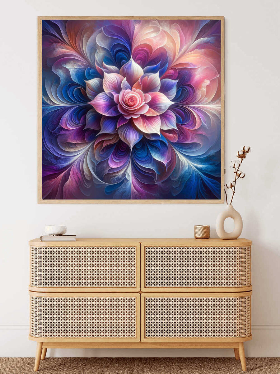 Flower Mandala — Diamond Painting Kit, product view 2