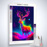 Woman in Orange — AB Diamond Painting Kit, product view 3