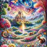 Bunny chipmunk — Diamond Painting Kit design