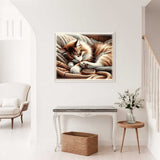 Cat Grooming — Diamond Painting Kit, product view 2