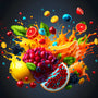 Fruit Explosion Colorful — AB Diamond Painting Kit design