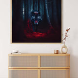 Dangerous Wolf — Diamond Painting Kit, product view 3