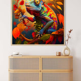 Lizard in the forest — Diamond Painting Kit, product view 3
