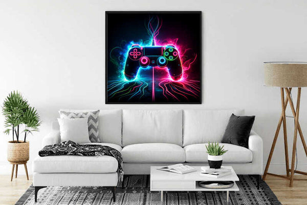 Neon Gaming Visions — Diamond Painting Kit, product view 2
