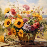 The Summer Dance of Flowers — Diamond Painting Kit design