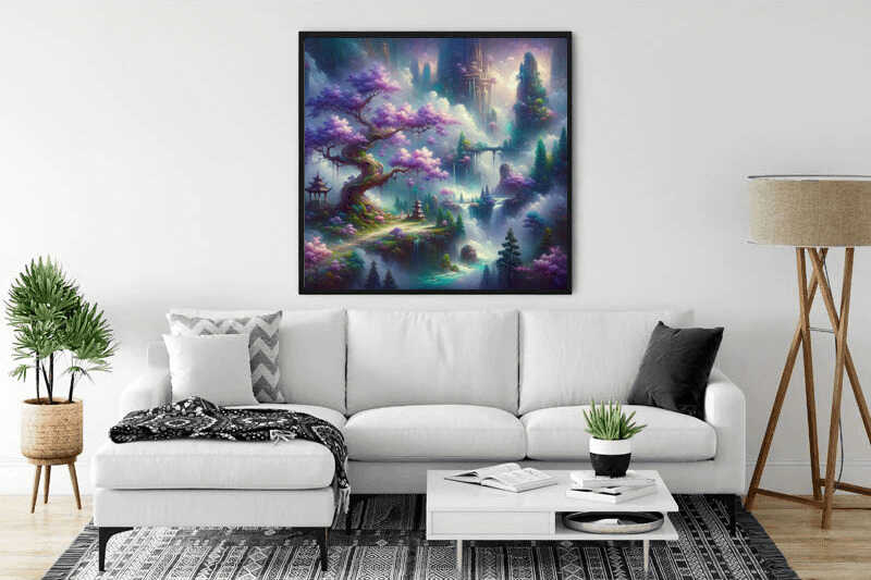 Enchanted Garden — Diamond Painting Kit, product view 2